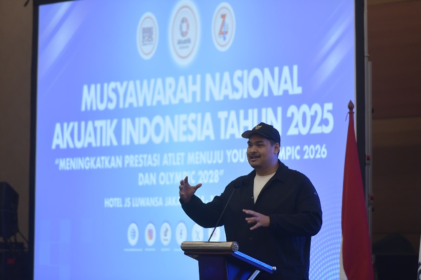 Buka Munas Akuatik Indonesia 2025, Menpora Dito Dorong Prestasi Atlet Menuju Olimpiade