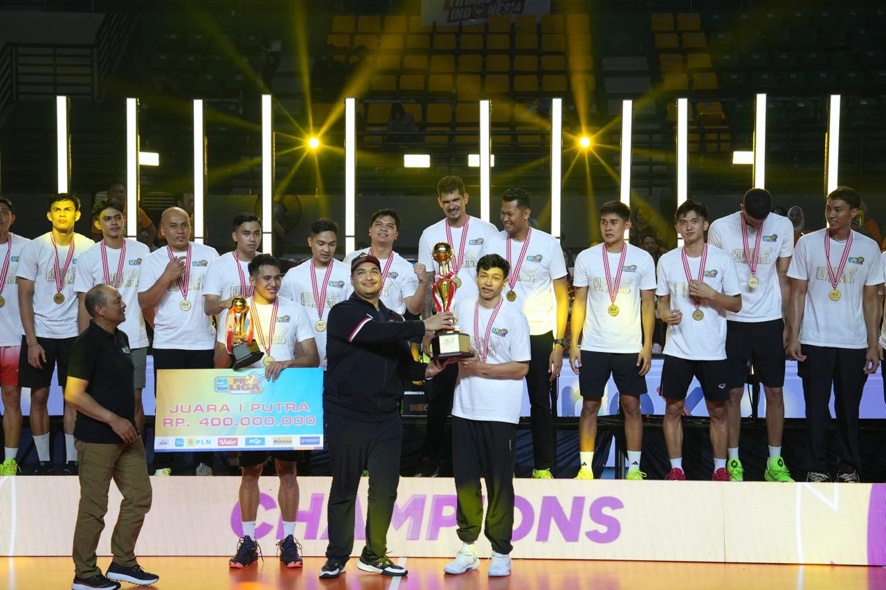 Tutup Proliga 2025, Menpora Dito Beri Selamat Jakarta Bhayangkara Presisi Back to Back Juara