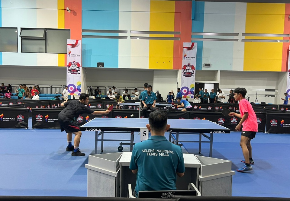 Seleknas Cabor Tenis Meja Piala Menpora Dimulai, Diharapkan Bisa Jaring Atlet untuk SEA Games 2025 Thailand