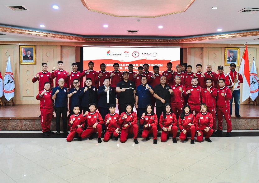 Lepas 17 Atlet MMA Indonesia ke Kejuaraan Dunia, Menpora Dito: Semangat Bertanding dan Bawa Bangga Nama Merah Putih