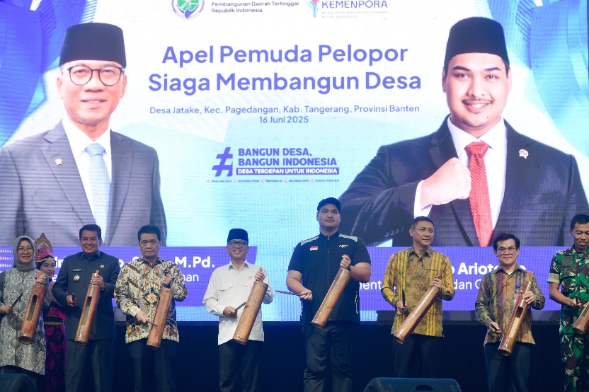 Ciptakan Kemajuan Akar Rumput, Kemenpora dan Kemendes PDT Gelar Apel Pemuda Pelopor Siaga Membangun Desa