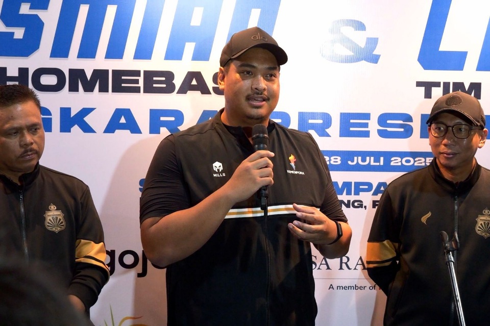 Ikut Resmikan Homebase Bhayangkara FC di Lampung, Menpora Dito: Pemerataan Industri Olahraga