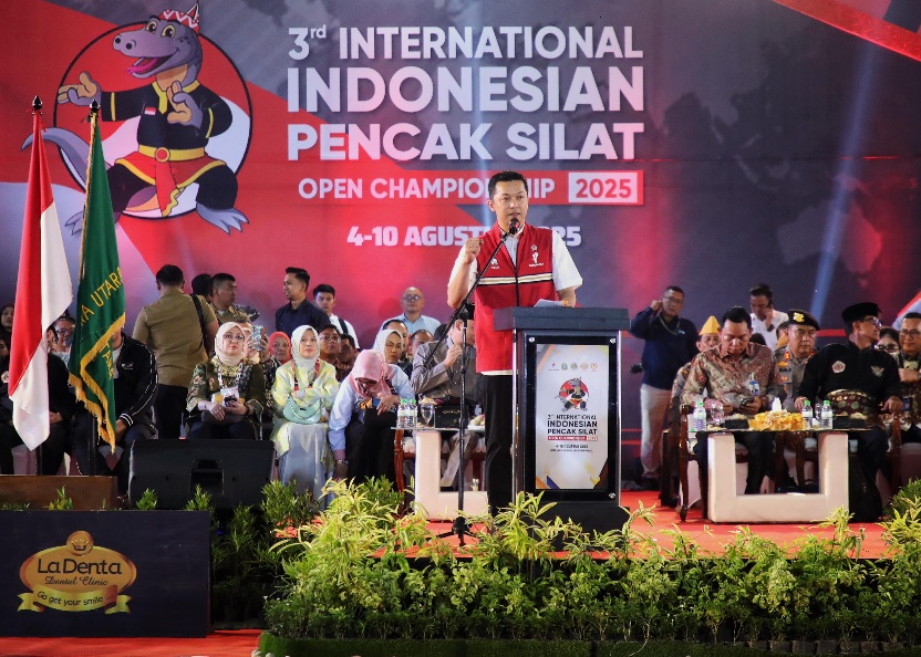 Wamenpora Taufik Buka 3rd International Indonesia Pencak Silat Open Championship 2025 di Sumut, Harap Jadi Proses Pembinaan Berkelanjutan