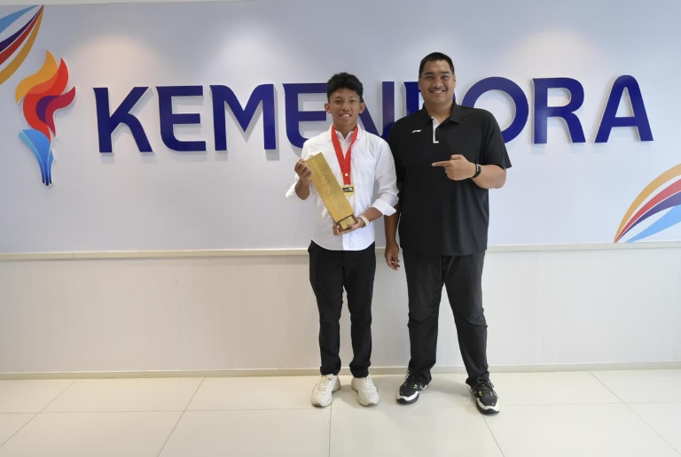 Menpora Dito Sambut Juara Dunia Aquabike 2025, Boanerges Ratag: Atlet Muda Papua Harumkan Nama Indonesia