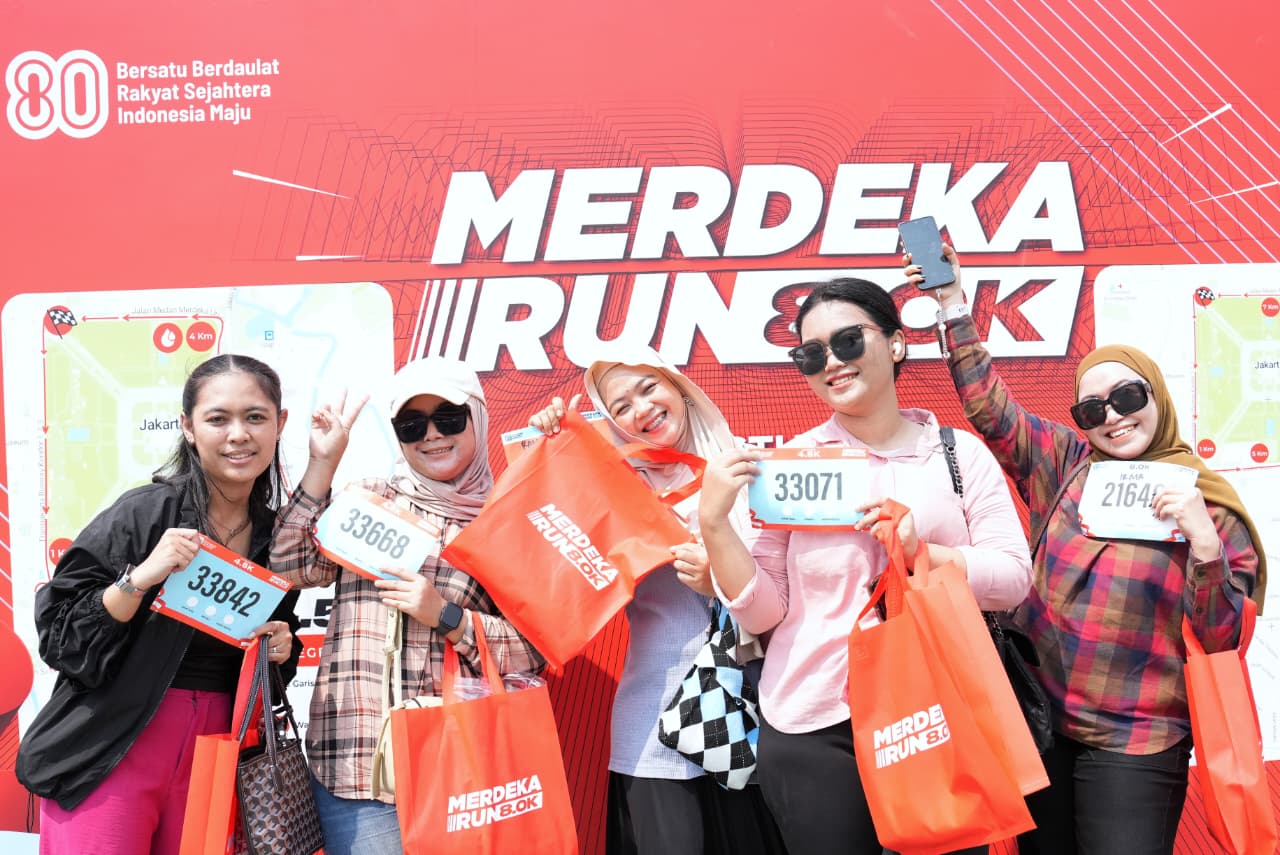 Merdeka Run 8.0K disambut Antusias Tinggi Masyarakat dan Komunitas Lari