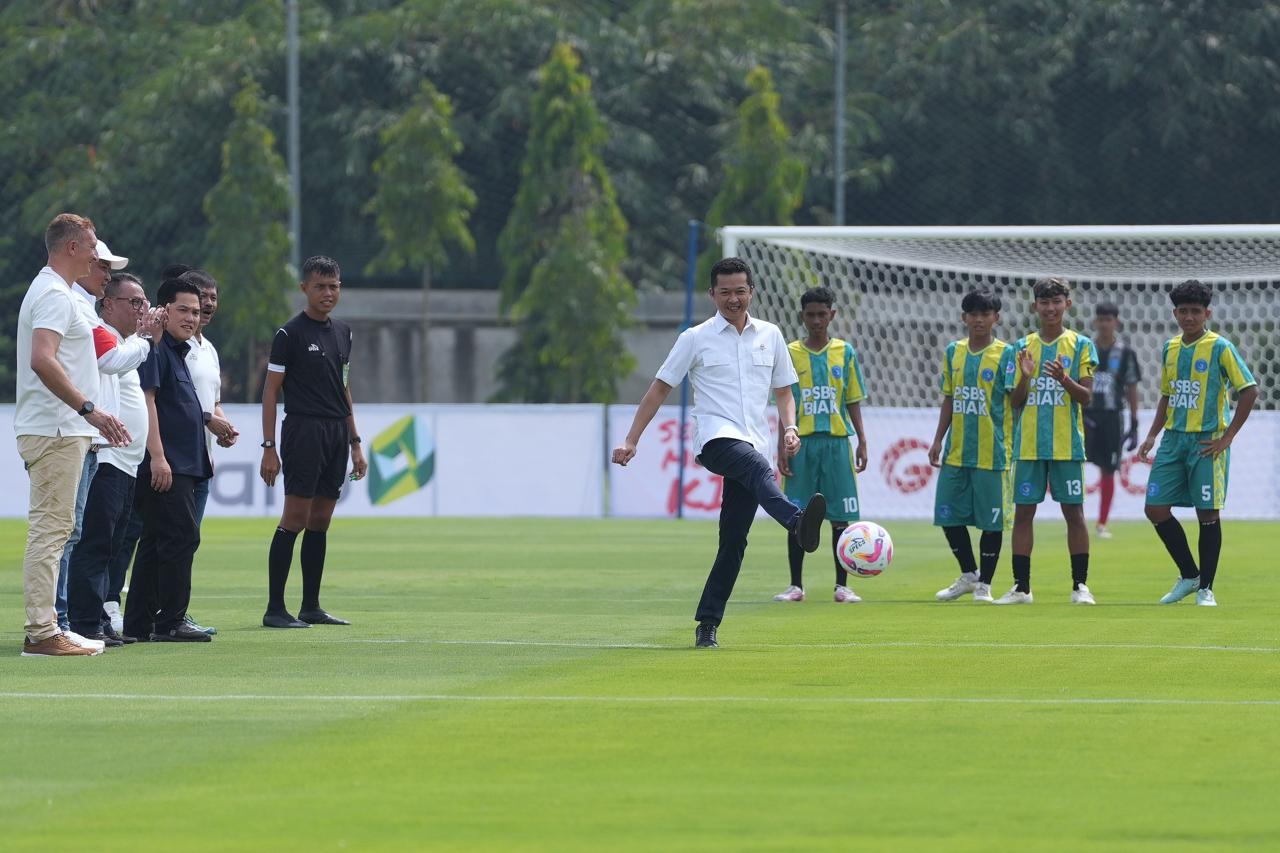 Kick Off Turnamen Nusantara Open 2025, Wamenpora Taufik: Ajang Tepat untuk Pembinaan Sepak Bola