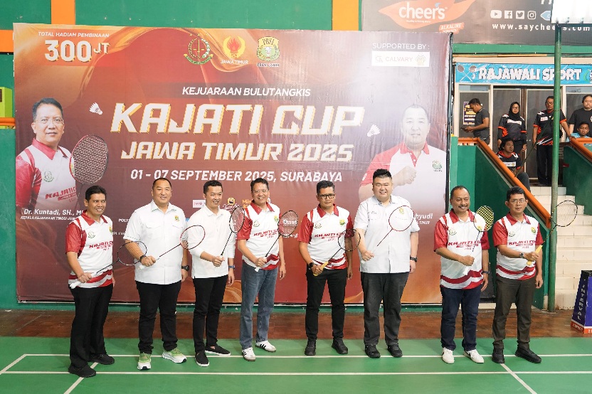 Buka Kajati Cup Jatim 2025, Wamenpora Taufik: Sarana Pencarian dan Pembinaan Bibit Muda Bulutangkis Indonesia