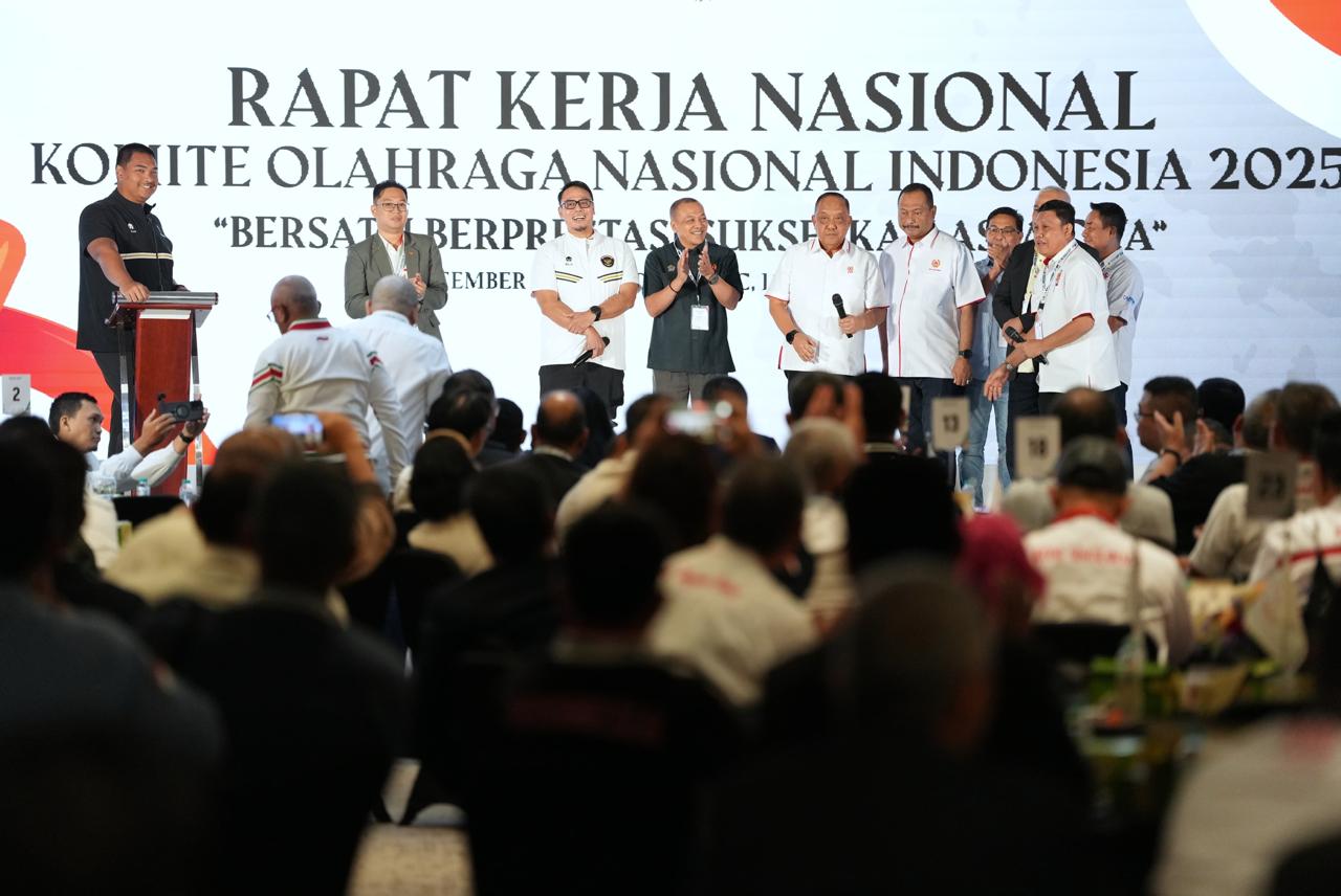 Ajak Sampaikan Aspirasi di Podium: Menpora Dito Jadikan Rakernas KONI Dialog Terbuka Bahas Permenpora 14/2024
