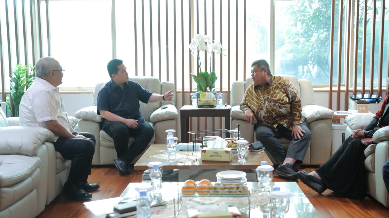 Bertemu Kepala BPKP, Menpora Erick Bahas Peningkatan Kualitas Tata Kelola yang Transparan dan Profesional di Kemenpora