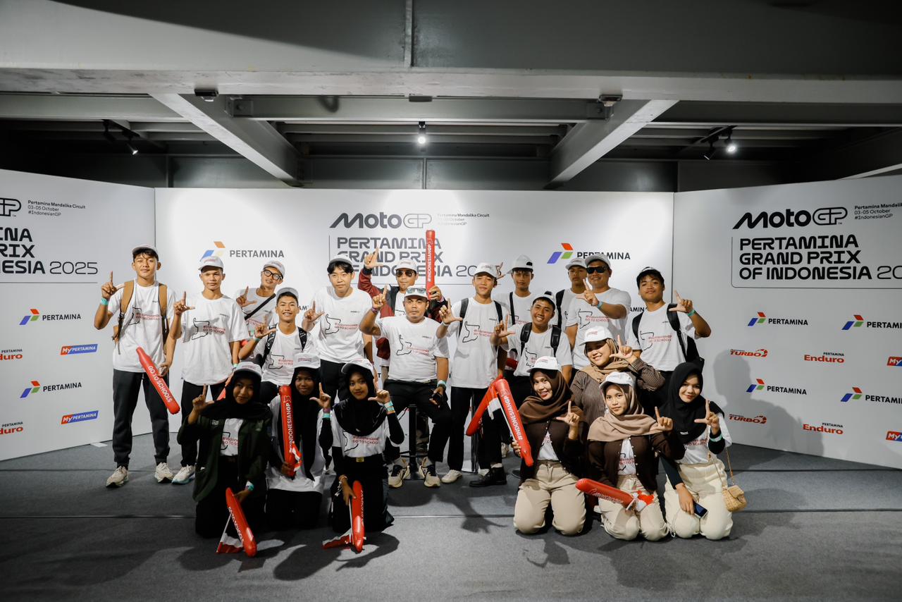 Paddock Tour and Watch Free Practice MotoGP 2025 Mandalika, Program Berharga Bagi 1000 Siswa Belajar Industri Sport Tourism