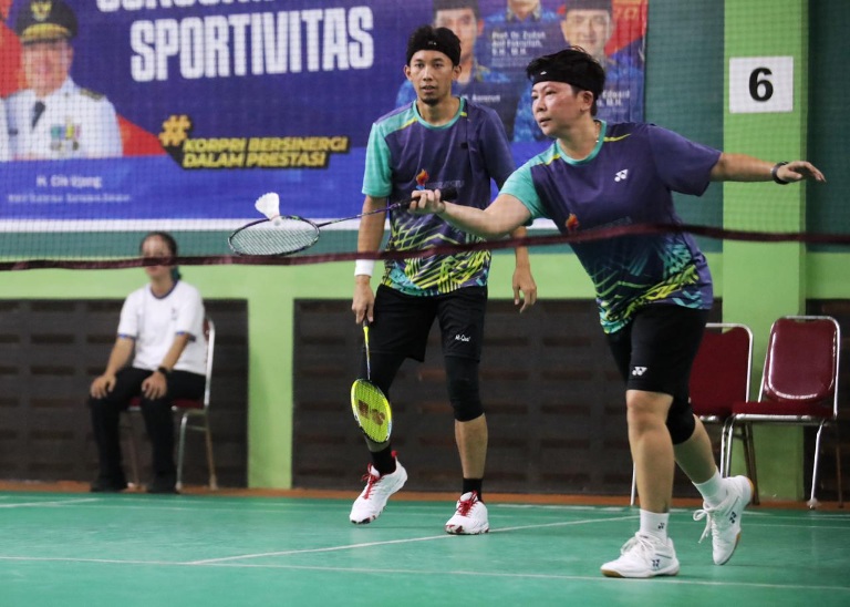 Raih 3 Emas, 3 Perak dan 1 Perunggu, Kemenpora Juara Umum Bulutangkis di Pornas Korpri XVII 2025