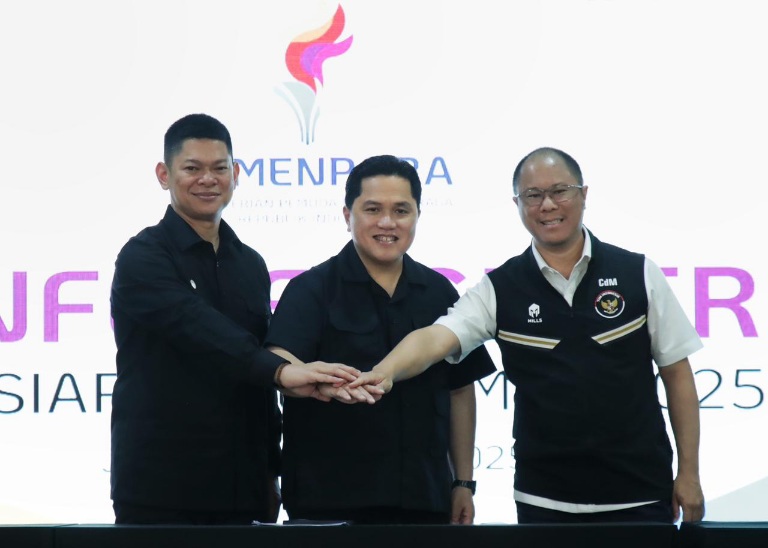 Tim Indonesia Siapkan Kontingen Dengan Maksimal Menuju SEA Games 2025, Menpora Erick: Terima Kasih Bapak Presiden