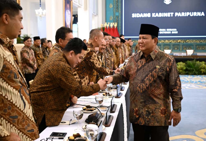Menpora Erick dan Wamenpora Taufik Hadiri Sidang Kabinet Paripurna di Istana Kepresidenan
