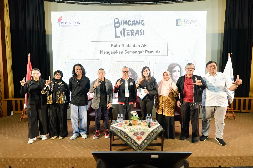 Peringati Hari Sumpah Pemuda 2025, Kemenpora Gelar Bincang Literasi 'Kata Nada dan Aksi Menyalakan Semangat Pemuda'