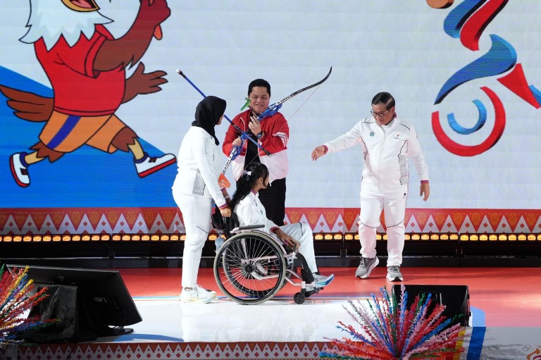 Menpora Erick dan Gubernur DKI Jakarta Pramono Anung Tutup Popnas dan Peparpenas 2025