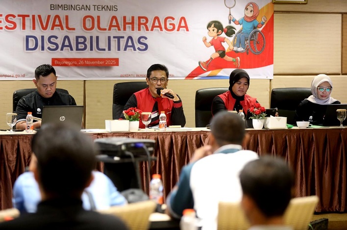 Kemenpora Gelar Bimtek Festival Olahraga Disabilitas di Bojonegoro