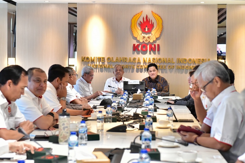 Menpora Erick Bertemu Ketum KONI Pusat, Tekankan Program yang Sejalan