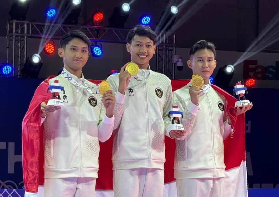 Menpora Erick Ucapkan Selamat Atas Raihan Emas Pertama Tim Taekwondo di Ajang SEA Games 2025 Thailand