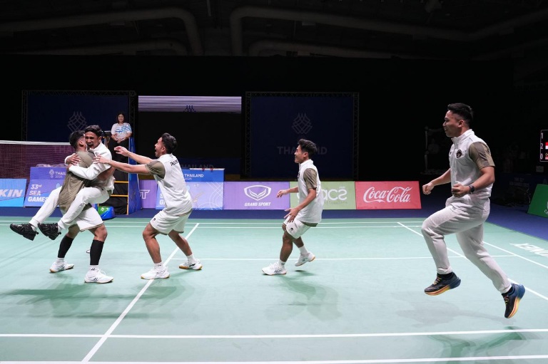 Menpora Erick Bangga Tim Beregu Putra Bulutangkis Indonesia Sabet Medali Emas SEA Games 2025 Thailand