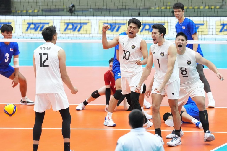 Kalahkan Filipina 3-0, Tim Voli Putra Indonesia Lolos ke Semifinal SEA Games 2025 Thailand