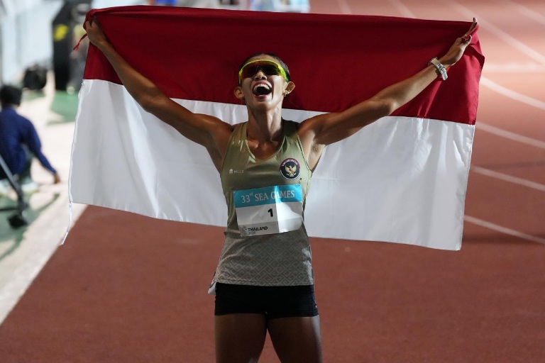 Emilia Nova Tutup Medali Emas Cabor Atletik di SEA Games 2025 Thailand