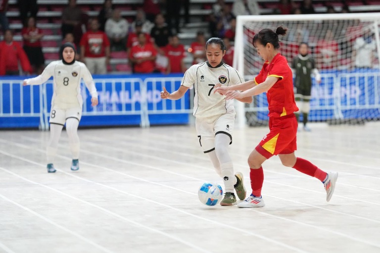 Timnas Futsal Putri Indonesia Sukses Sumbangkan Medali Perak di SEA Games 2025 Thailand