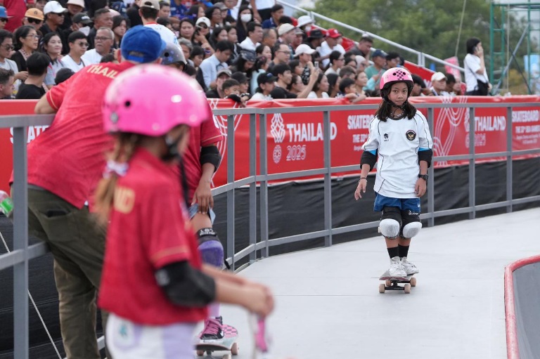 Dari SEA Games 2025 Thailand, Mikhayla Shanum Jadi Atlet Muda Masa Depan Skateboard Indonesia