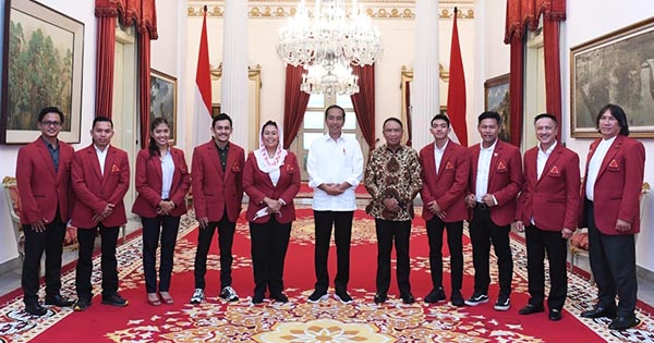 Menpora Amali Mendampingi Presiden Jokowi Terima Pengurus FPTI Laporkan Kesiapan Kejuaraan Dunia Panjat Tebing