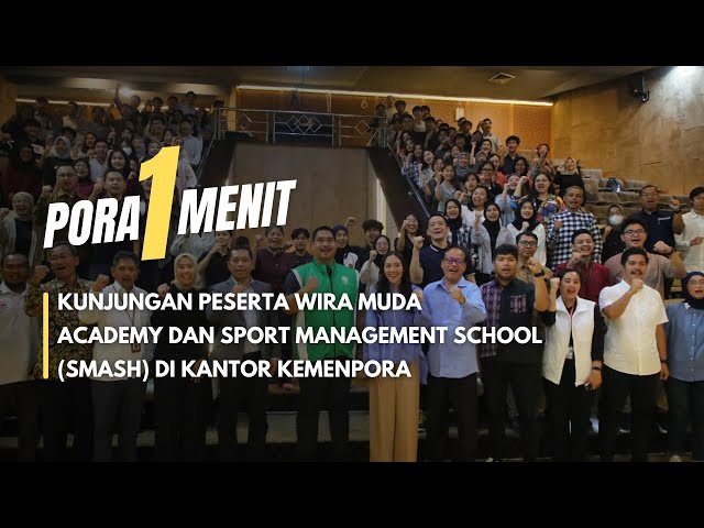 Kunjungan peserta Wira Muda Academy dan Sport Management School (SMASH)