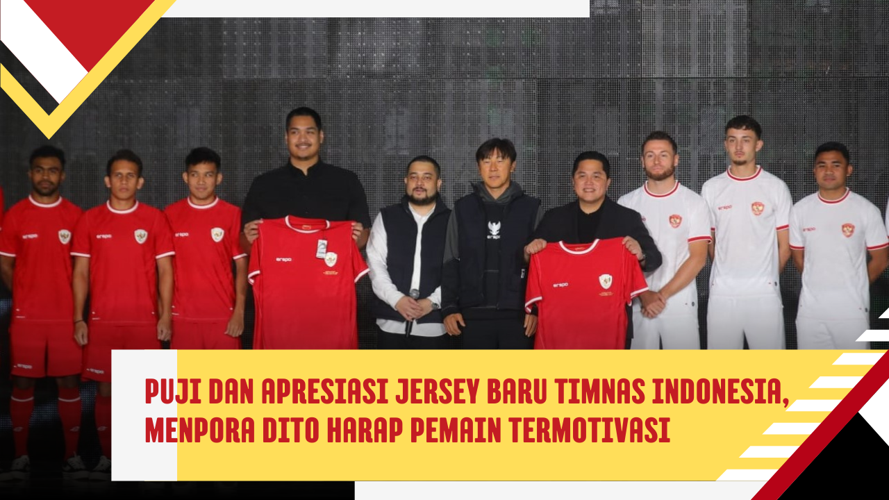 Launching Jersey Baru Timnas Indonesia Buatan Brand Lokal Erspo